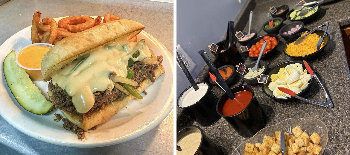 The RailYard Restaurant & Bar Menu